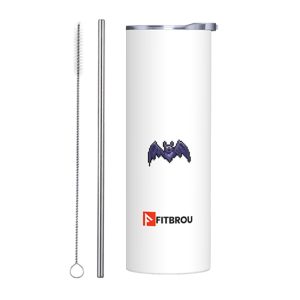 Pixel Animal Theme 20oz Stainless Steel Tumbler - Bat