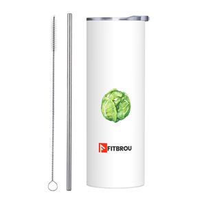 Vegetable Theme 20oz Stainless Steel Tumbler – Cabbage