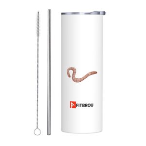 Insect Theme 20oz Stainless Steel Tumbler – Earthworm